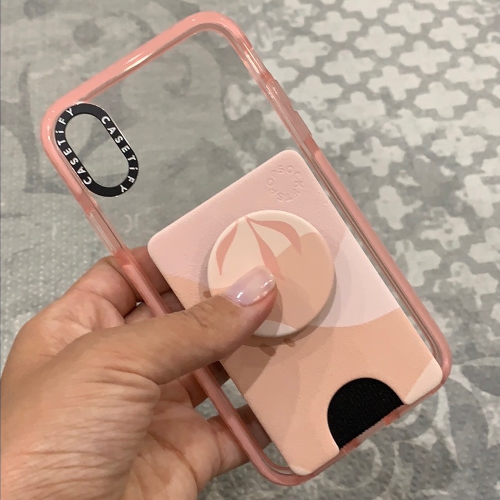 Clear iPhone XS case
